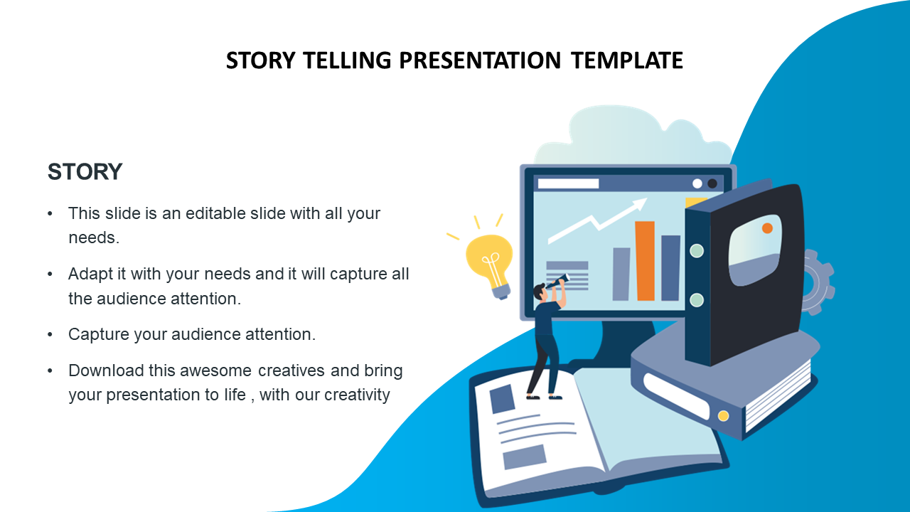 Story telling presentation template
